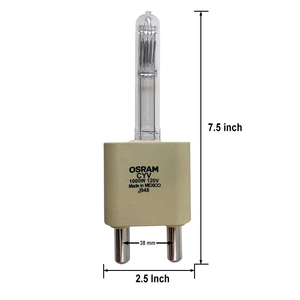 Sylvania 1000wハロゲンランプ Osram Sylvania CYV lamp 1000w 120v 3200k G38 Halogen Light Bulb